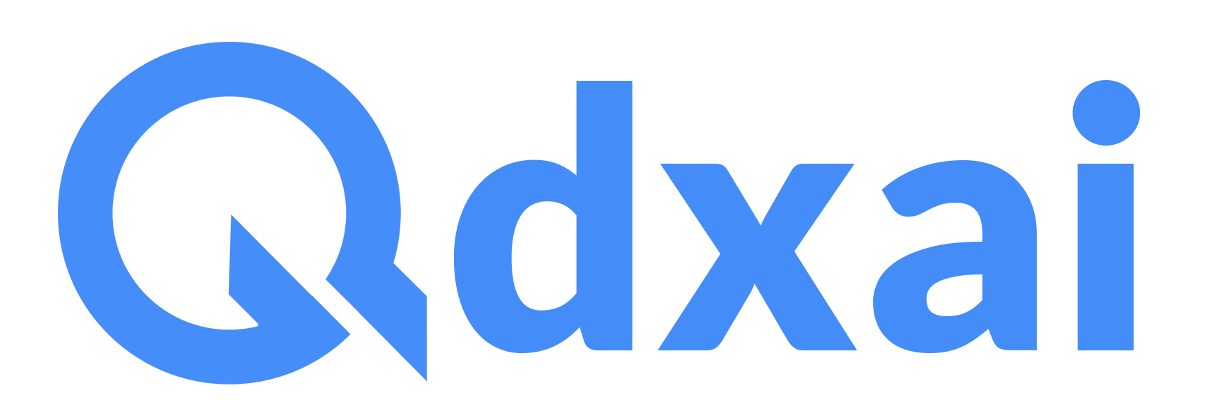 Qdxai logo, the platform for crypto trading and automated bots.